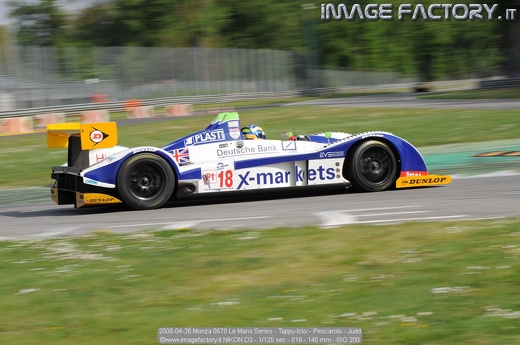 2008-04-26 Monza 0570 Le Mans Series - Tappy-Ickx - Pescarolo - Judd